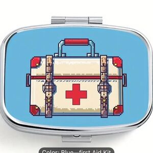 NEW! First Aid Kit Pill Box